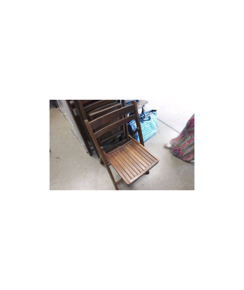CHAISE BOIS PLIANTE 