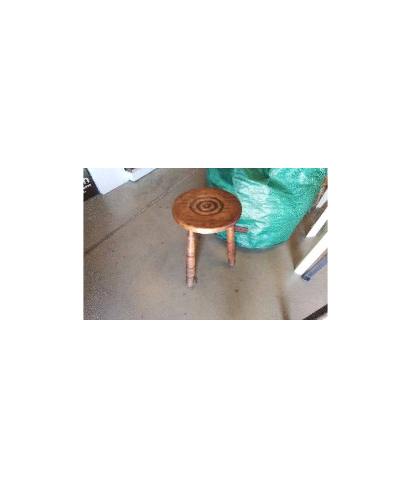 TABOURET BOIS TRIPODE 