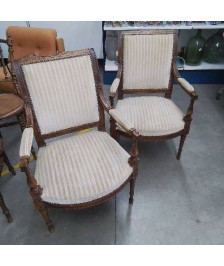 PAIRE DE FAUTEUILS DIRECTOIRES