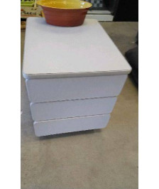 CAISSON DE BUREAU A ROULETTES 3 TIROIRS 