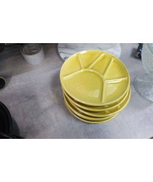 ASSIETTES JAUNE FONDUE LE LOT