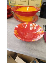 COUPELLES VERRE ROUGES X2