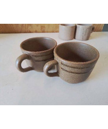 LOT DE 2 TASSES A CAFE