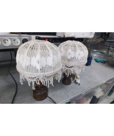 LAMPE PIED BOIS 