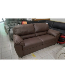 CANAPE 3PL CUIR CHOCOLAT