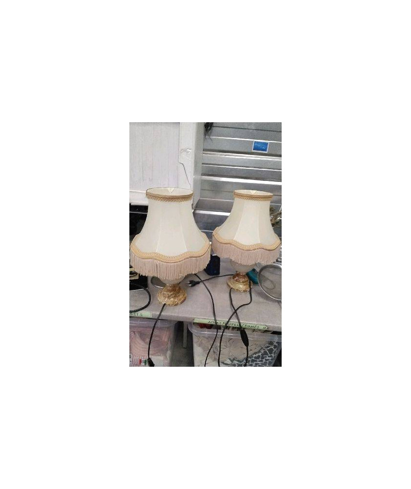 LAMPE PIED MARBRE 