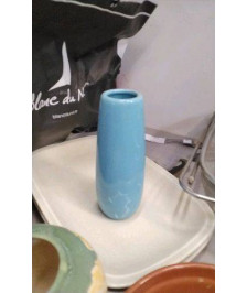 VASE FIN BLEU