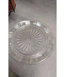 PLAT ROND VERRE 