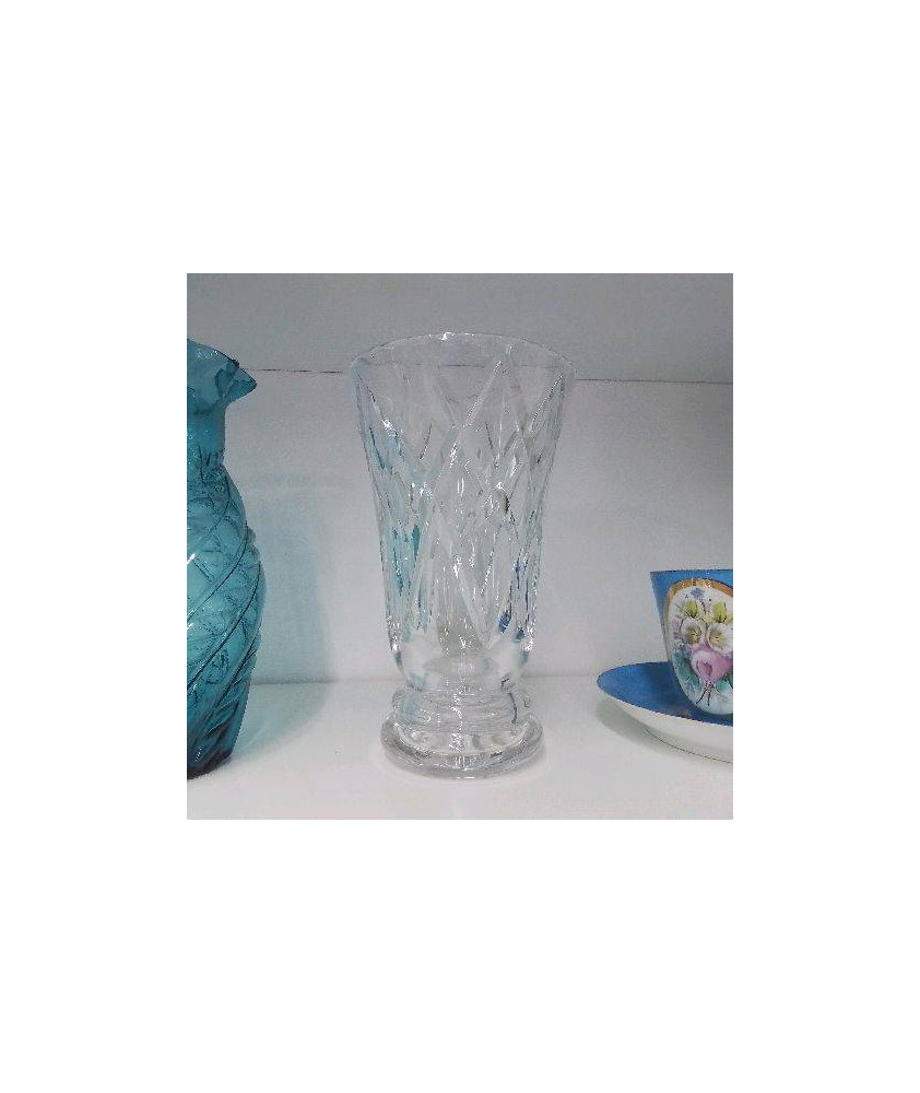 VASE CRISTAL TAILLÉ