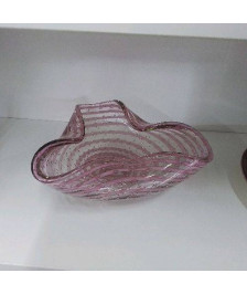 VIDE POCHE VERRE ROSE