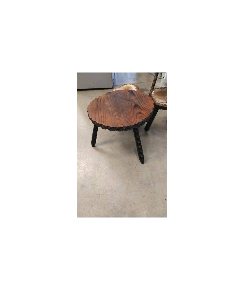 TABLE BASSE BOIS RONDE 