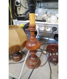 PIED DE LAMPE BOIS 