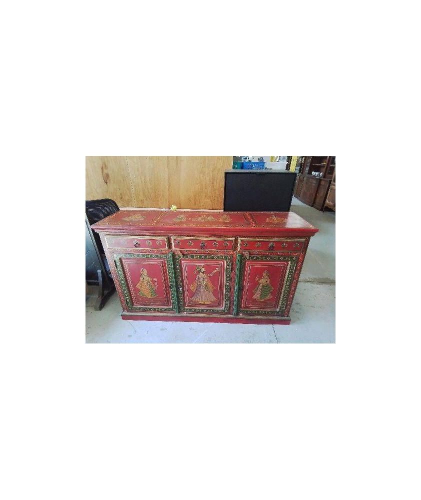 BUFFET BAS INDIEN ROUGE
