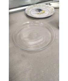 PLAT ROND VERRE 
