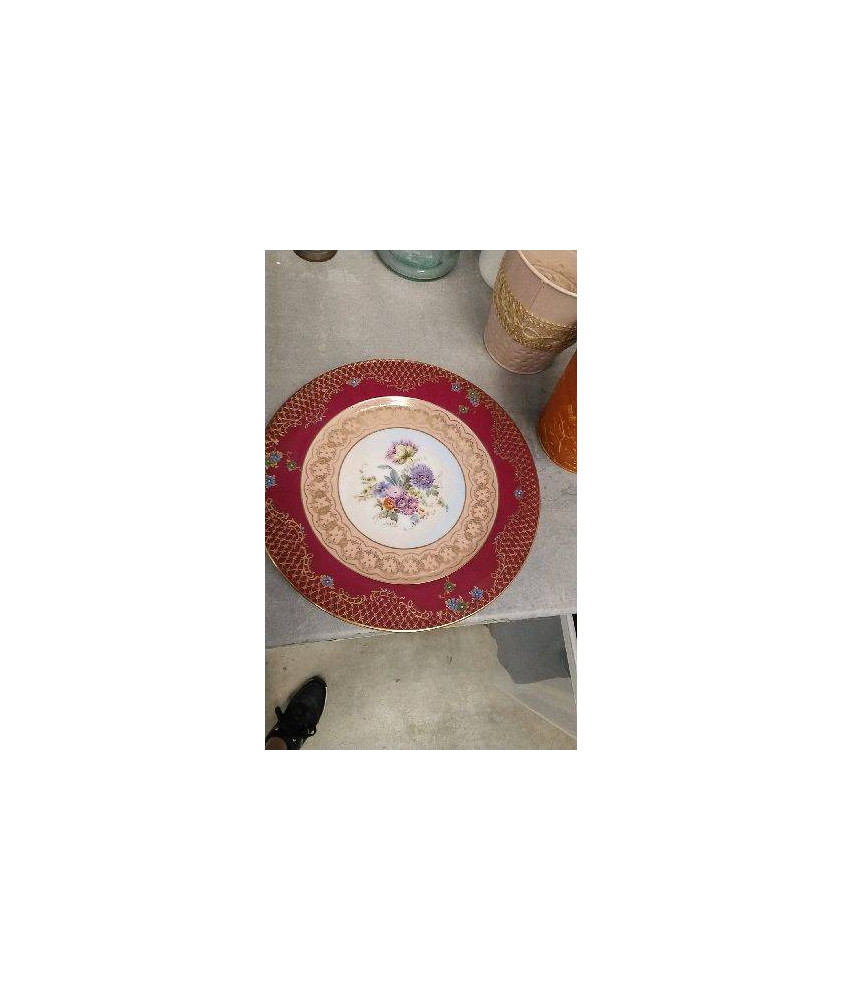 PLAT ROND LIMOGES 