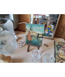 PETITE PEINTURE SUR CHEVALET 