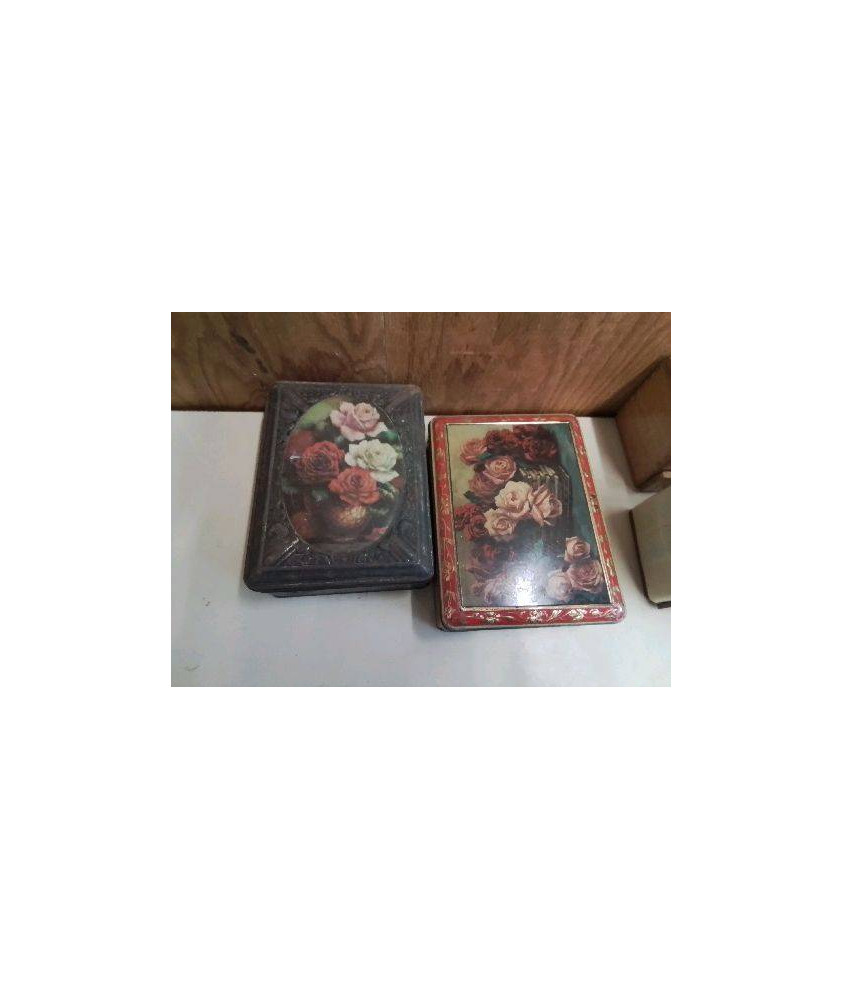 BOITE MOTIF ROSES 