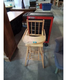 CHAISE BÉBÉ BOIS ANNÉES 60