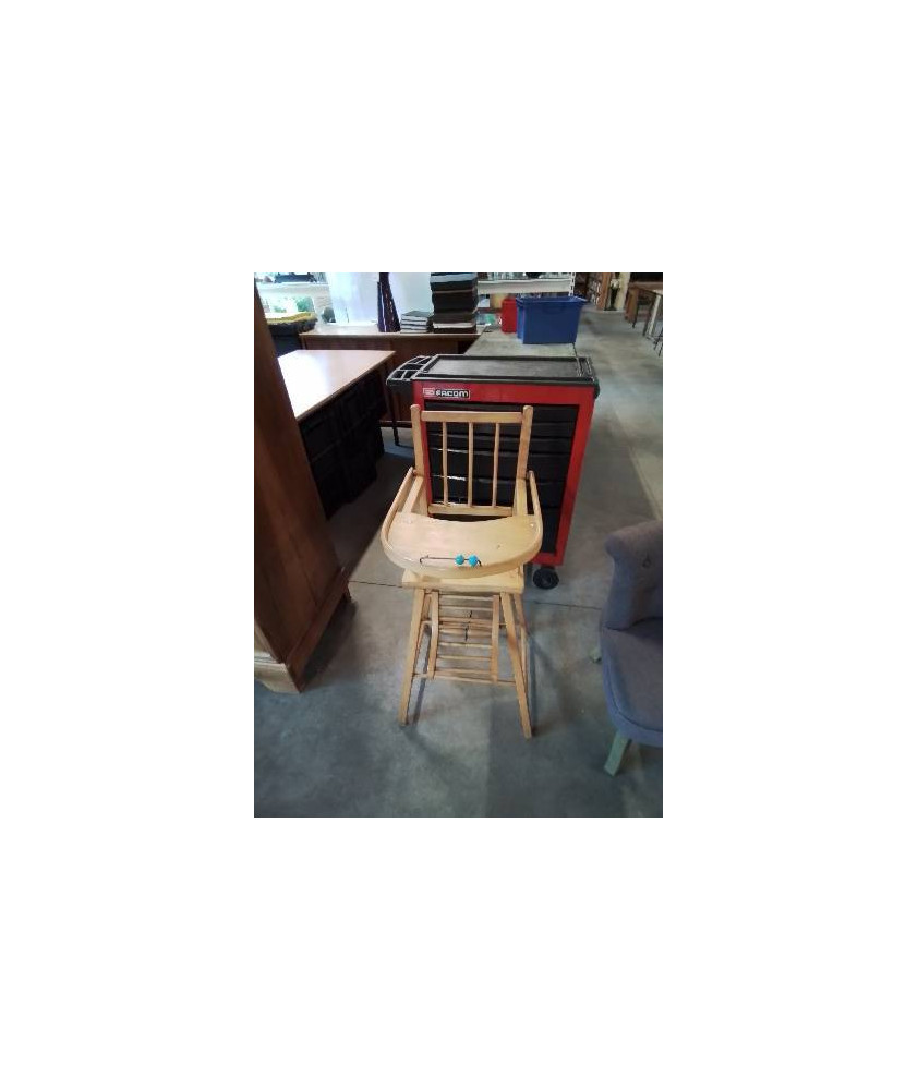 CHAISE BÉBÉ BOIS ANNÉES 60