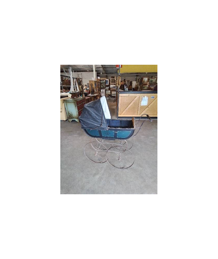LANDAU XIXE BOIS METAL ET TOILE