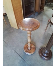 COLONNE RONDE BOIS CLAIR TOURNÉ 77CM