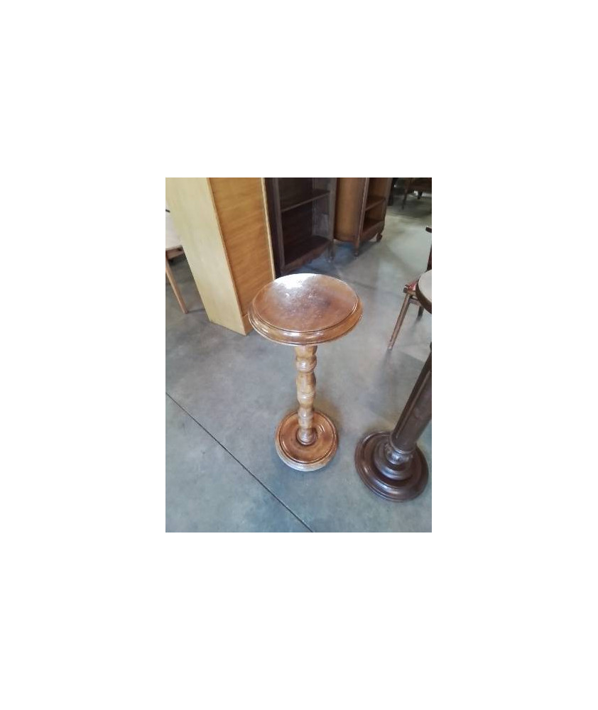 COLONNE RONDE BOIS CLAIR TOURNÉ 77CM
