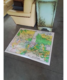 CARTE SCOLAIRE VIDAL LABLACHE FRANCE GÉOLOGIE PAR M.WELSCH 