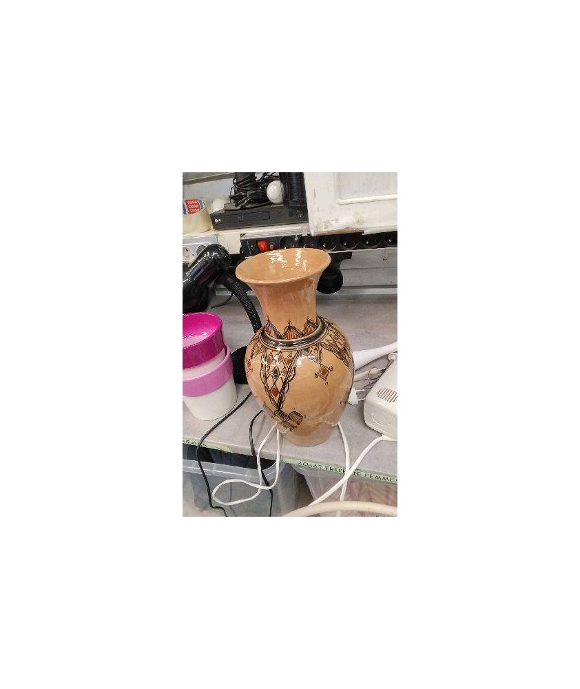 VASE DECOR MOTIF  ALGERIE