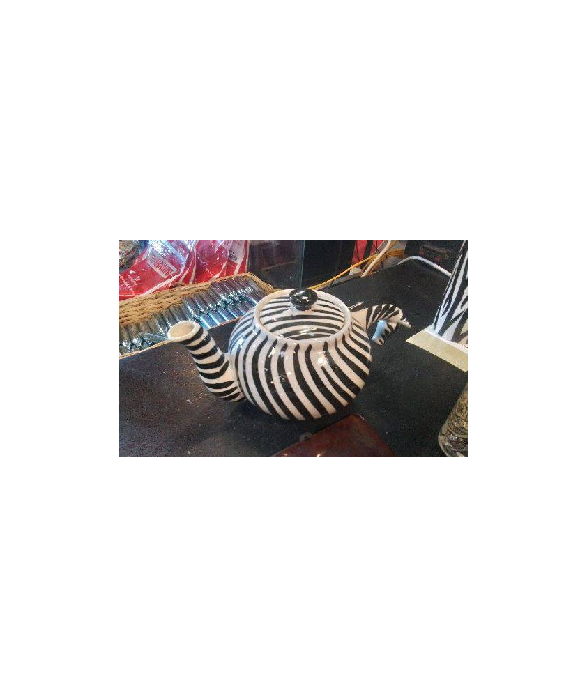 THEIERE ZEBRE 