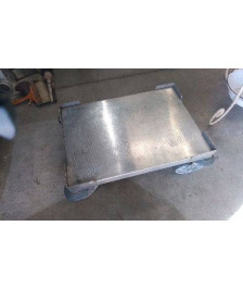 CHARIOT DE CUISINE INOX - 4 ROUES