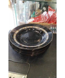 ASSIETTES CREUSES NOIRES ARCOROC