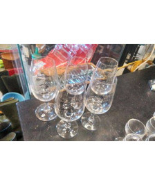VERRES A PIED X5 