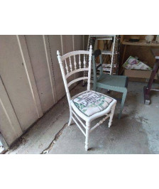 PETITE CHAISE NAPOLEON III RELOOKÉE