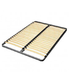 SOMMIER CADRE 20 LATTES 140X190 AVEC RENFORT CENTRAL