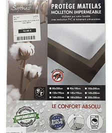 PROTEGE MATELAS ALESE PVC 140X190CM