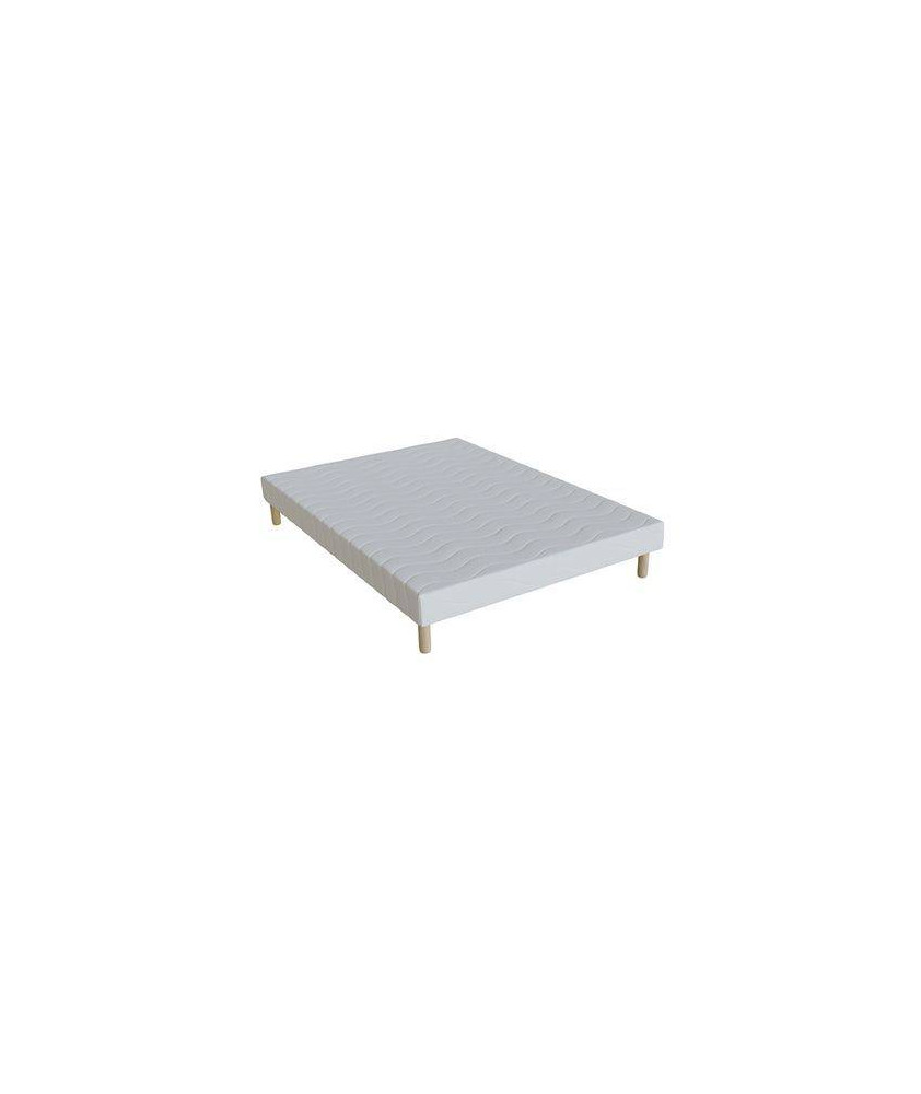 SOMMIER ELITE TAPISSIER BLANC 160X200 LATTES RECOUVERTES H15CM SOMMIER ELITE TAPISSIER BLANC 160X200 LATTES RECOUVERTES H15CM