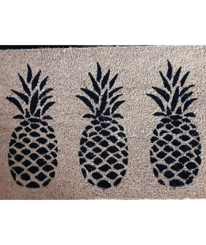 TAPIS COCO ANANAS NATUREL 40X60CM