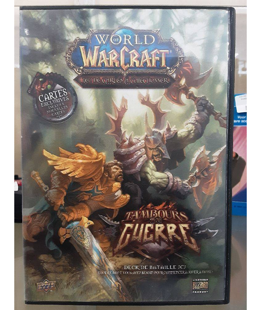 JEU DE CARTES WORLD OF WARCRAFT TAMBOURS DE GUERRE JEU DE CARTES WORLD OF WARCRAFT TAMBOURS DE GUERRE