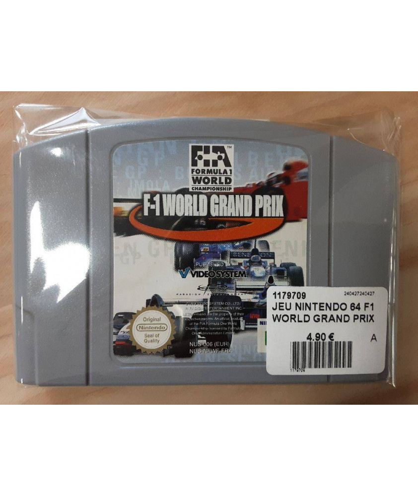 JEU NINTENDO 64 F1 WORLD GRAND PRIX JEU NINTENDO 64 F1 WORLD GRAND PRIX