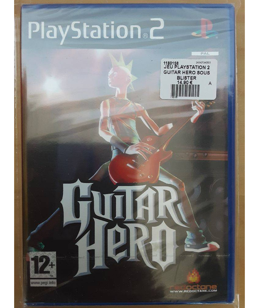 JEU PLAYSTATION 2 GUITAR HERO SOUS BLISTER 