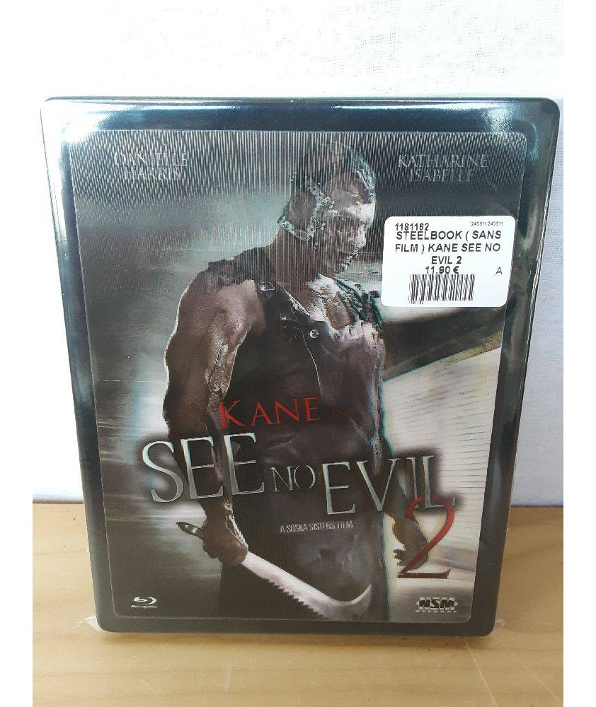 STEELBOOK ( SANS FILM ) KANE SEE NO EVIL 2 STEELBOOK ( SANS FILM ) KANE SEE NO EVIL 2