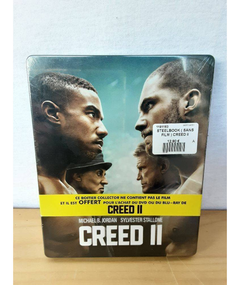 STEELBOOK ( SANS FILM ) CREED II STEELBOOK ( SANS FILM ) CREED II