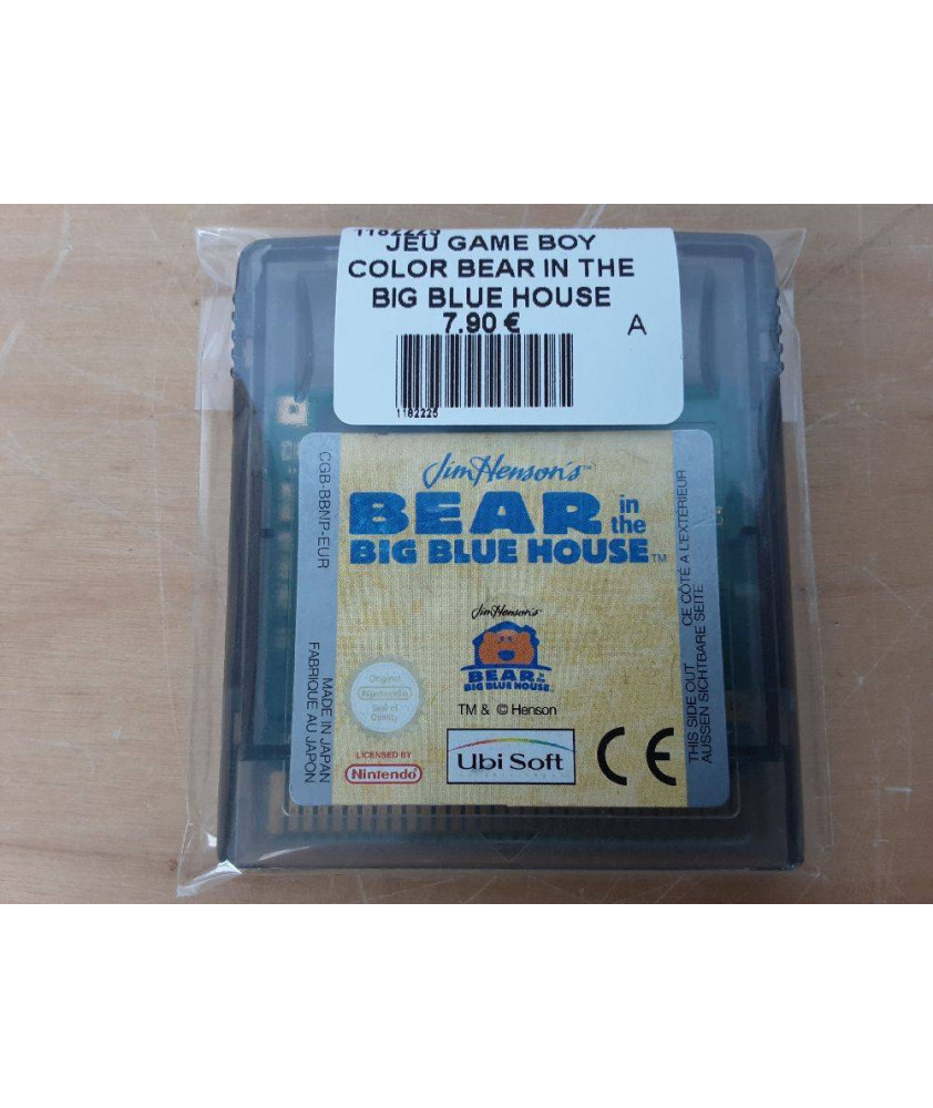 JEU GAME BOY COLOR BEAR IN THE BIG BLUE HOUSE JEU GAME BOY COLOR BEAR IN THE BIG BLUE HOUSE