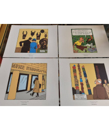 PLANCHE TINTIN LA PIECE