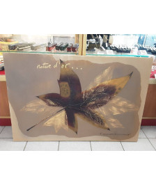 FEUILLE SUR TOILE ACRYLIQUE