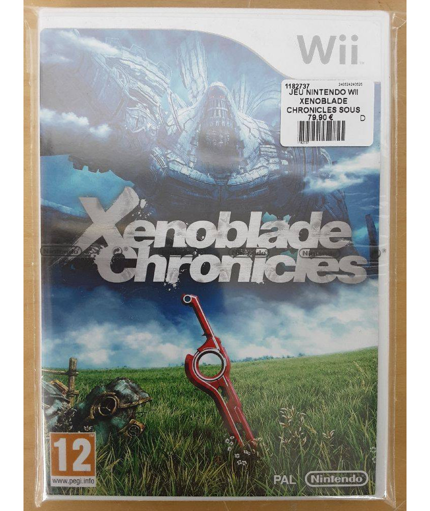 JEU NINTENDO WII XENOBLADE CHRONICLES SOUS BLISTER JEU NINTENDO WII XENOBLADE CHRONICLES SOUS BLISTER