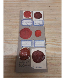 6 CACHETS DE CIRE 
