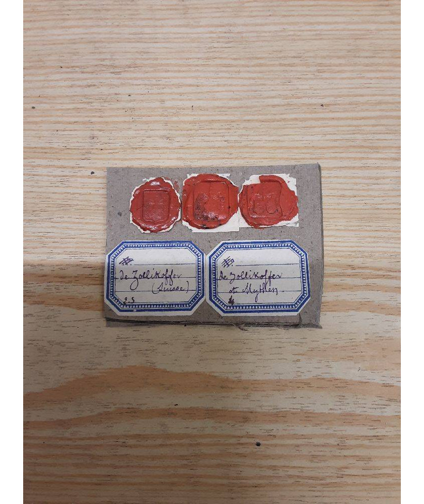 3 CACHETS DE CIRE 