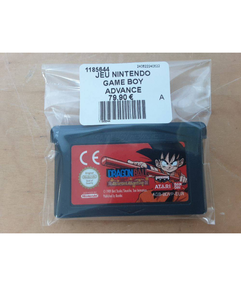 JEU NINTENDO GAME BOY ADVANCE DRAGONBALL ADVANCED ADVENTURE JEU NINTENDO GAME BOY ADVANCE DRAGONBALL ADVANCED ADVENTURE