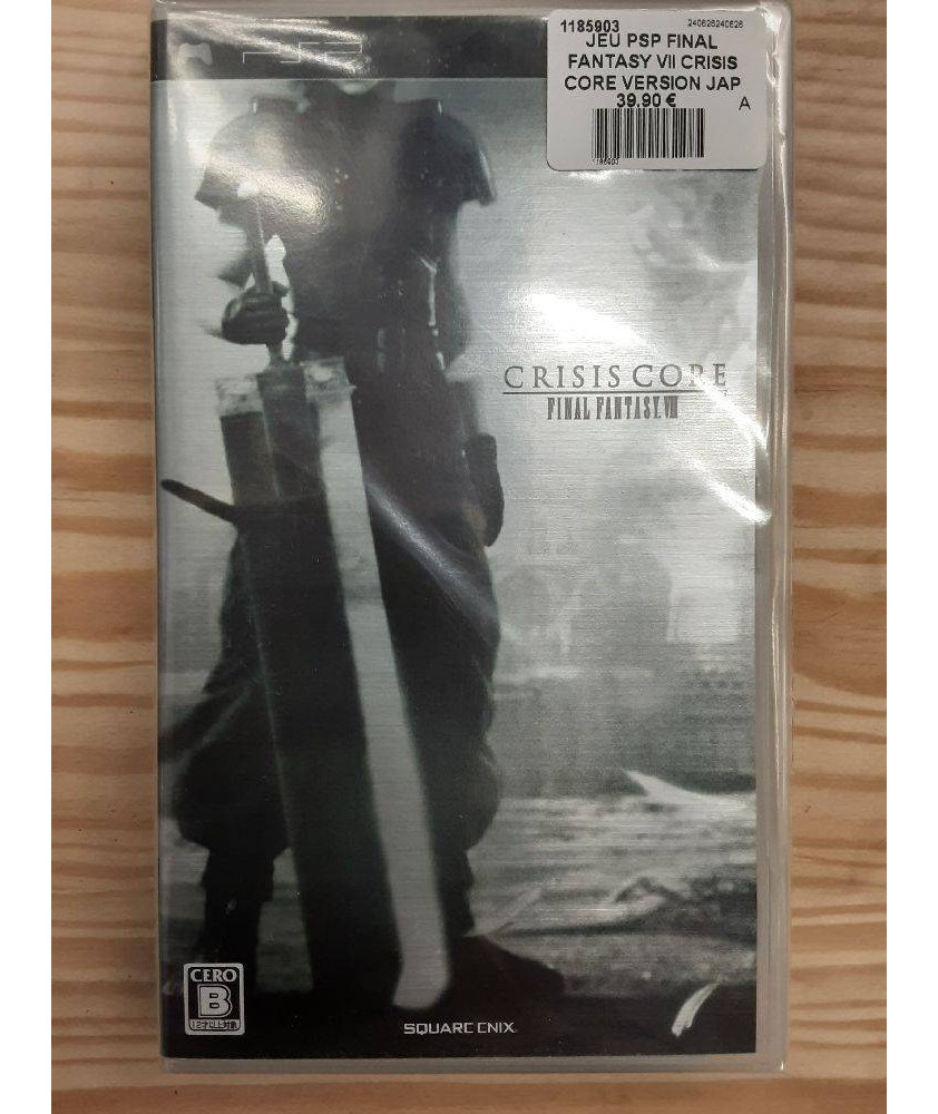 JEU PSP FINAL FANTASY VII CRISIS CORE VERSION JAP JEU PSP FINAL FANTASY VII CRISIS CORE VERSION JAP